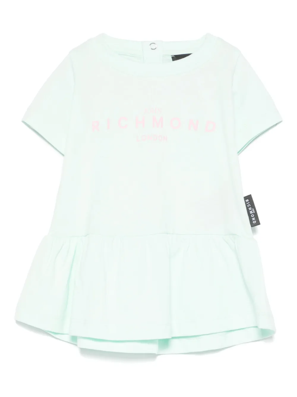Платье с логотипом John Richmond Junior, зеленый 
Платье с логотипом John Richmond Junior, зеленый