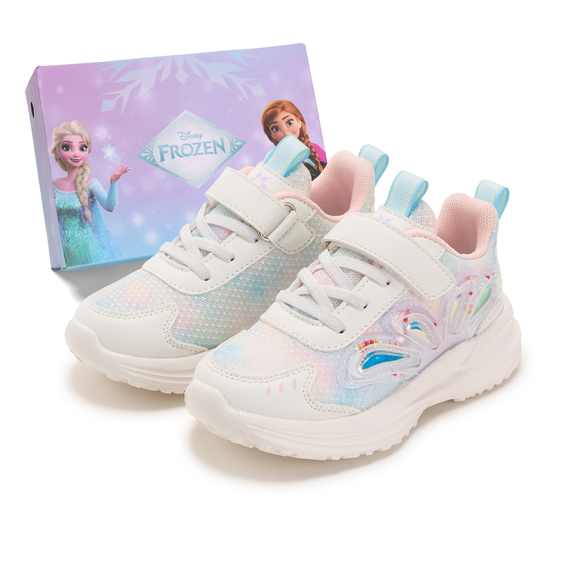 Кроссовки серии Frozen Series с противоскользящей подошвой, амортизирующие, легкие, с низким верхом, для детей и повседневной носки Disney, белый/розовый
Кроссовки серии Frozen Series с противоскользящей подошвой, амортизирующие, легкие, с низким верхом, для детей и повседневной носки Disney, белый/розовый