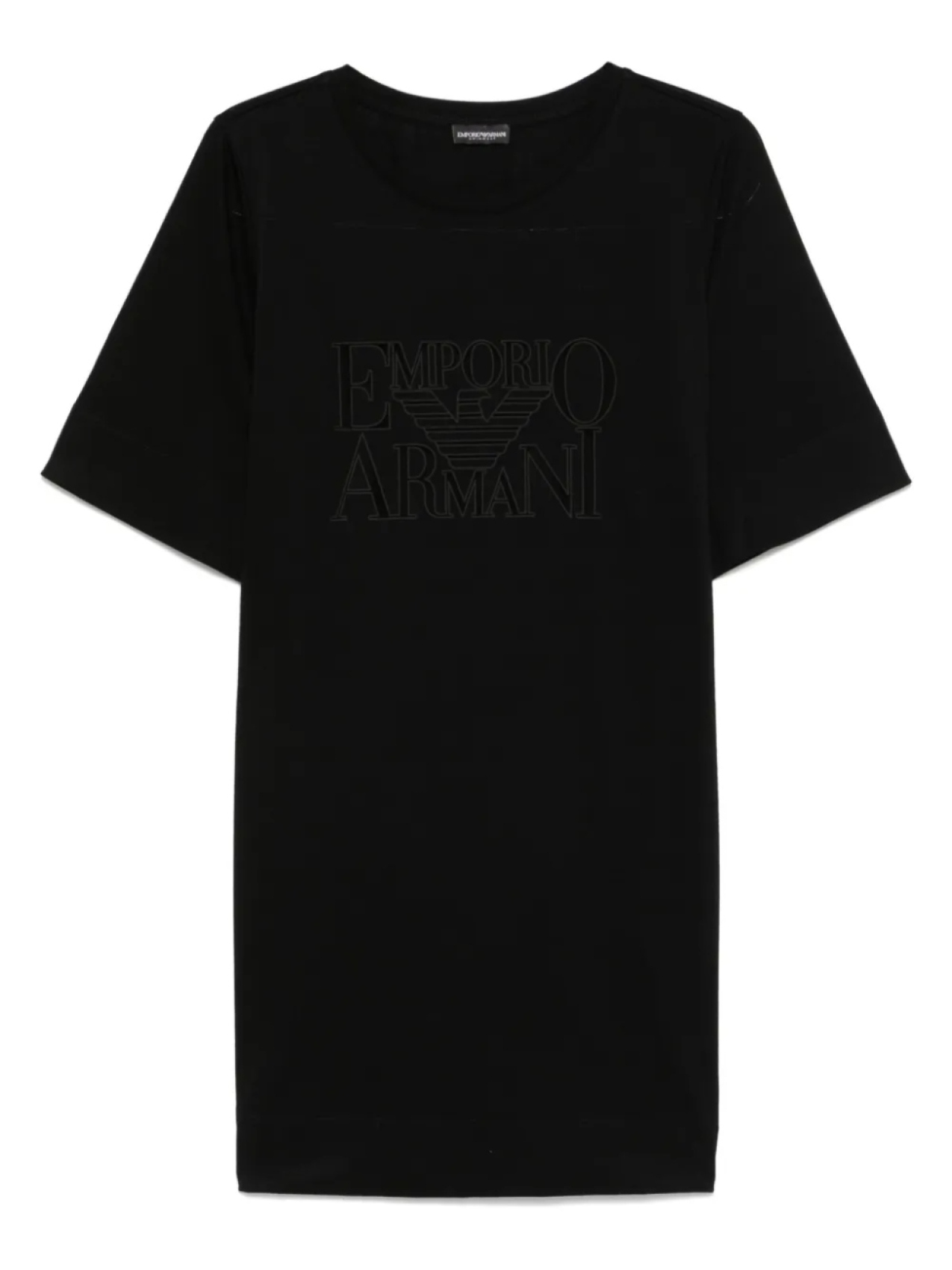 Футболка с вышитым логотипом и платьем Emporio Armani, черный
Футболка с вышитым логотипом и платьем Emporio Armani, черный