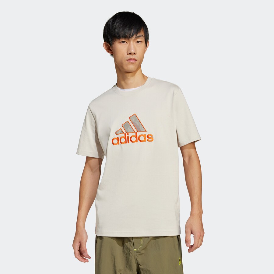 Рубашка ADIDAS ORIGINALS GRFX, экрю
Рубашка ADIDAS ORIGINALS GRFX, экрю