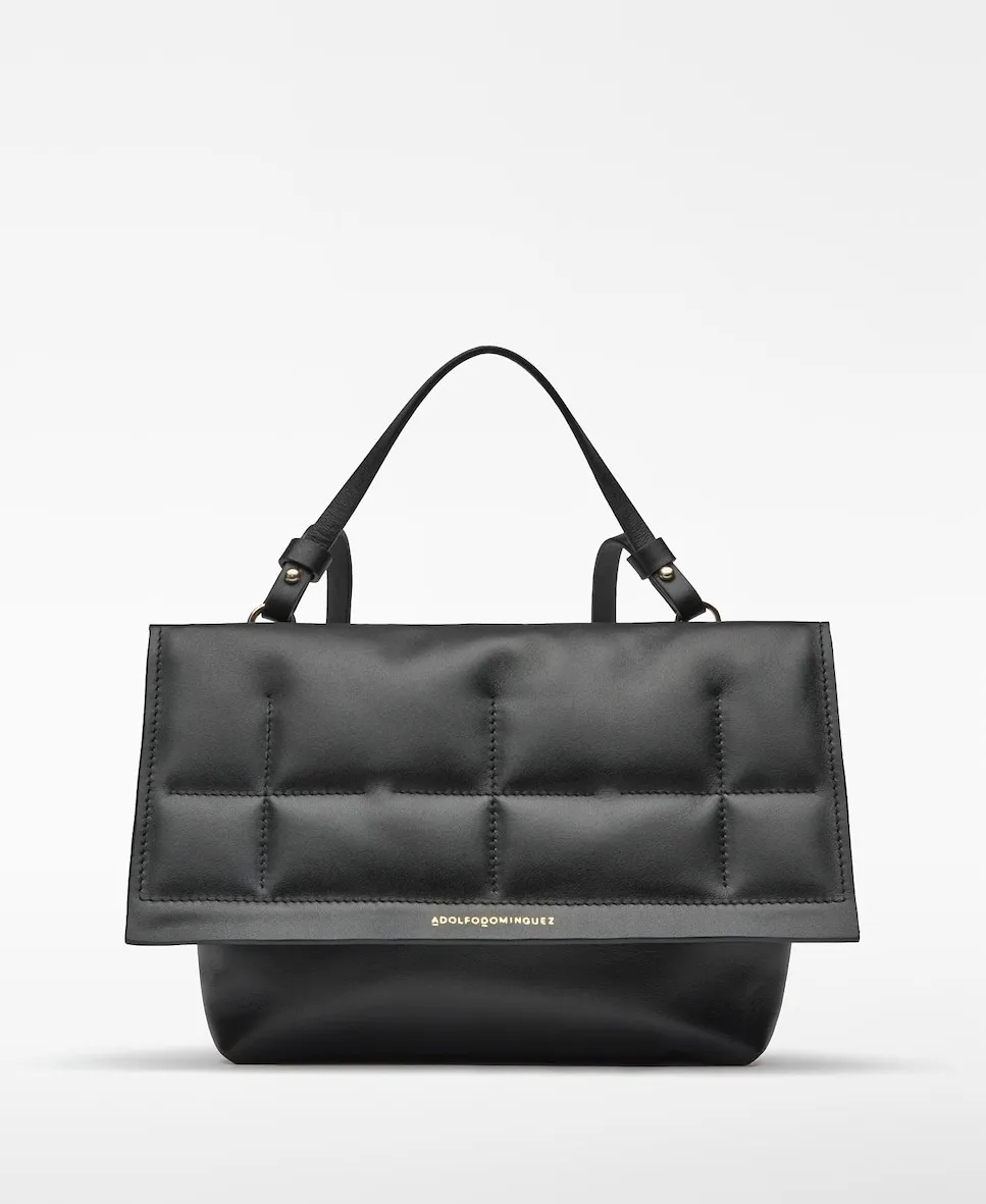 Женская кожаная сумка через плечо со стёганым клапаном Adolfo Dominguez, черный
Женская кожаная сумка через плечо со стёганым клапаном Adolfo Dominguez, черный