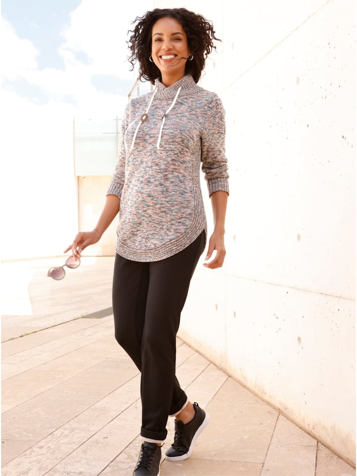 WITT WEIDEN Длинный свитер цвета шампанского с графитовым оттенком
WITT WEIDEN Длинный свитер цвета шампанского с графитовым оттенком