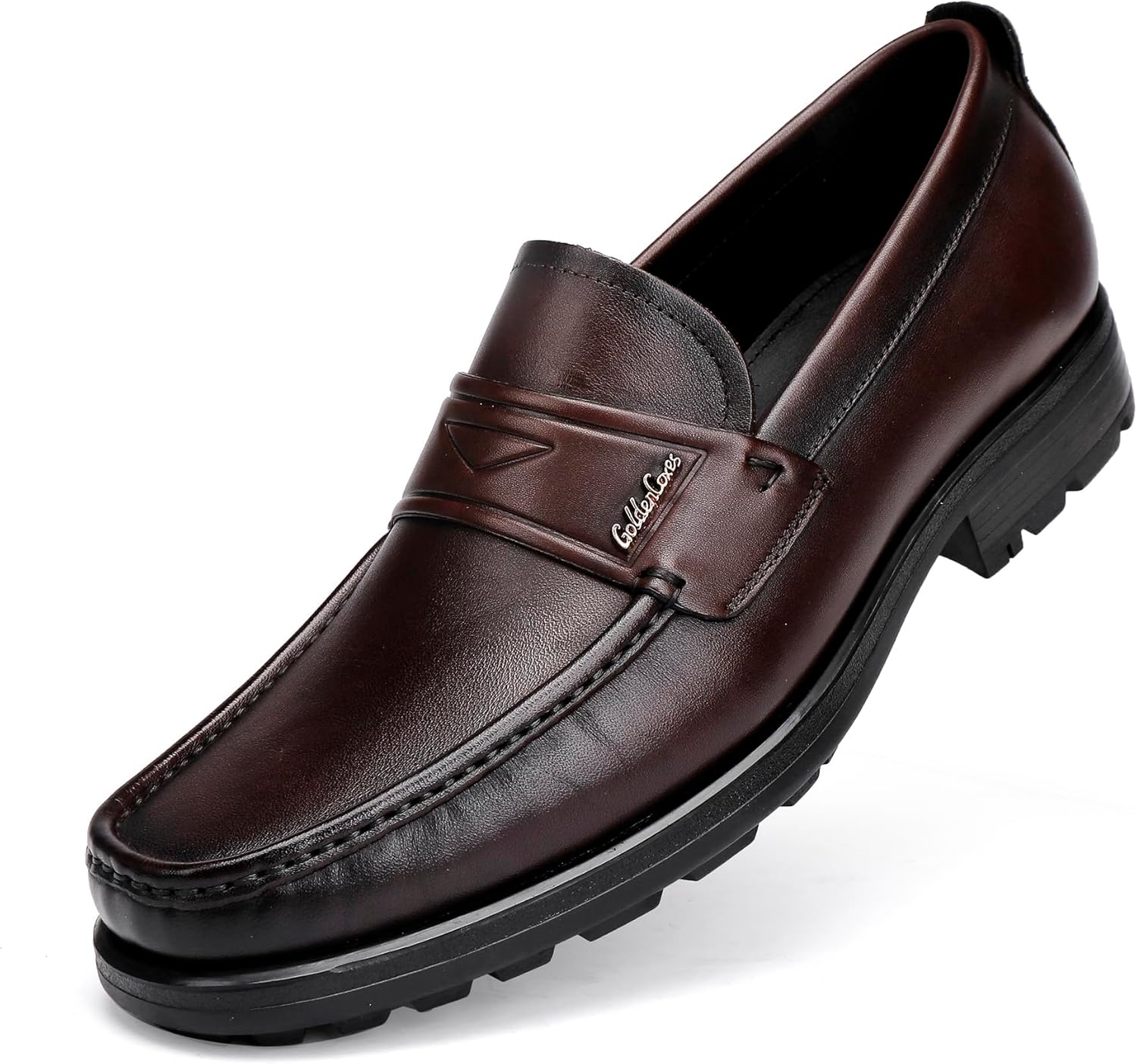 Мужские кожаные лоферы, повседневные пенни-лоферы для мужчин, мягкая толстая подошва, удобные туфли без шнурков, свадебные, для вечеринок и делового формального стиля Generic, Coffee
Мужские кожаные лоферы, повседневные пенни-лоферы для мужчин, мягкая толстая подошва, удобные туфли без шнурков, свадебные, для вечеринок и делового формального стиля Generic, Coffee