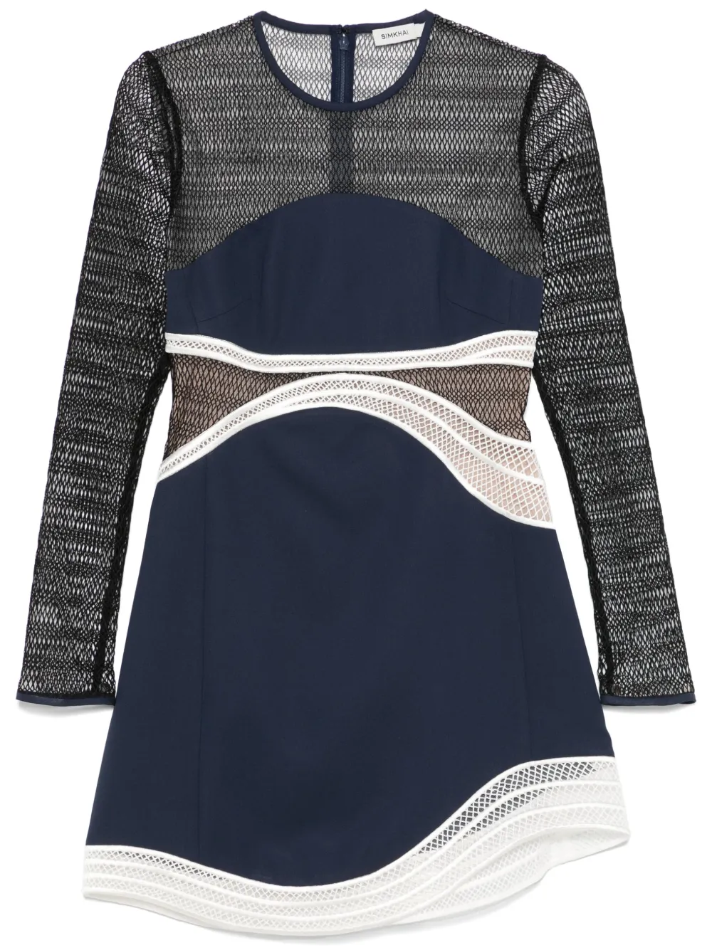 Платье мини Blaise Simkhai, синий 
Платье мини Blaise Simkhai, синий