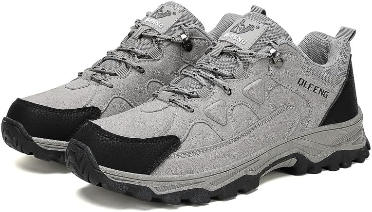 Мужские спортивные кроссовки на шнуровке с толстой нескользящей подошвой и круглым носком из замши, подходящие для бега, ходьбы и скалолазания Igzbibg, серый
Мужские спортивные кроссовки на шнуровке с толстой нескользящей подошвой и круглым носком из замши, подходящие для бега, ходьбы и скалолазания Igzbibg, серый