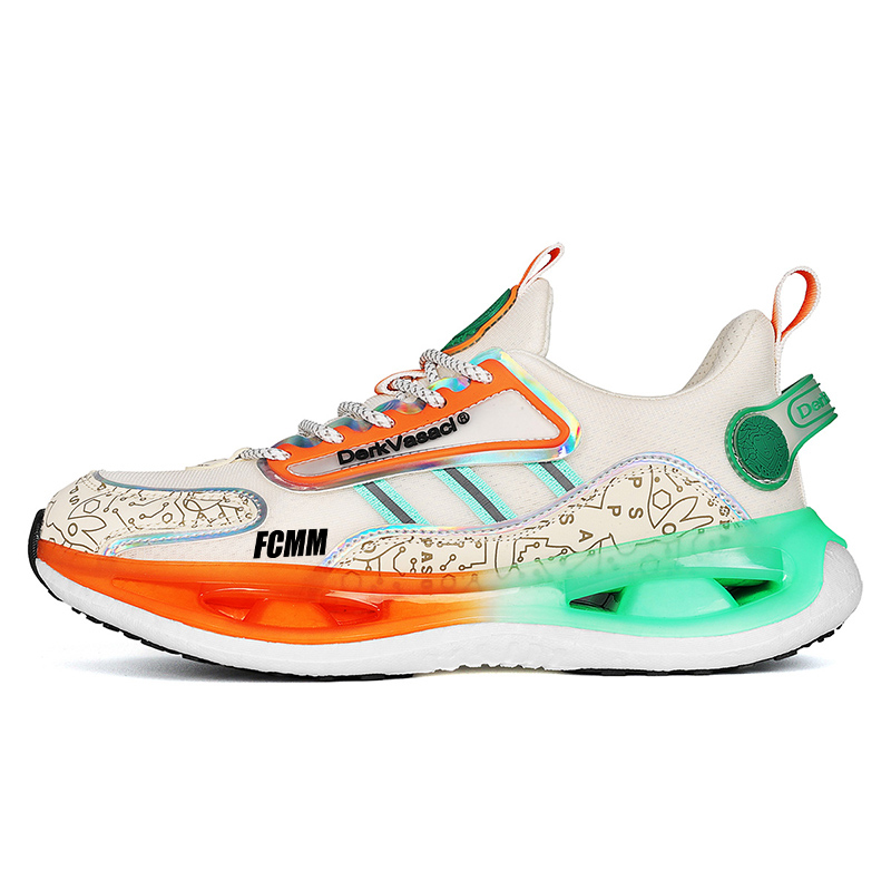 Противоскользящая амортизирующая повседневная обувь для детей FCMM, белый/зеленый
Противоскользящая амортизирующая повседневная обувь для детей FCMM, белый/зеленый