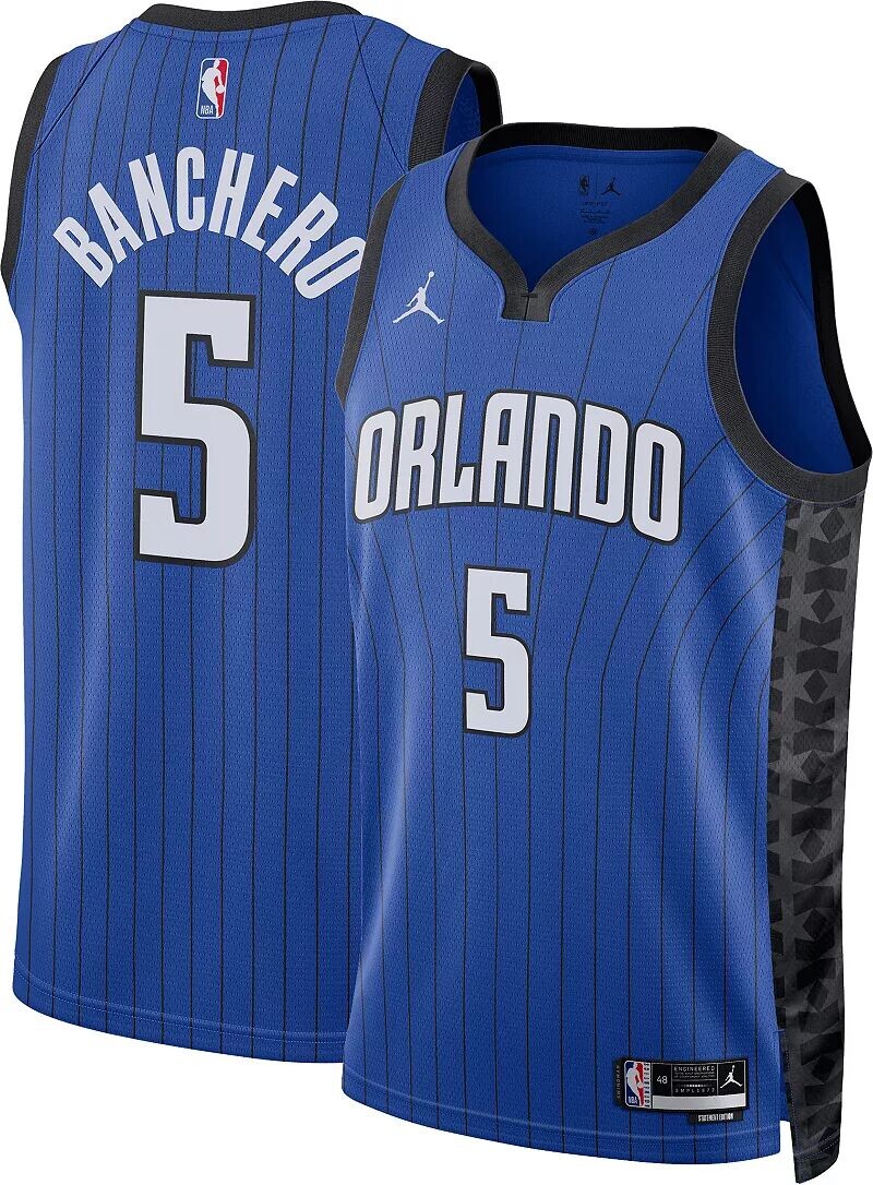 Jordan Мужская майка Nike Orlando Magic Paolo Banchero #5 Royal Dri-FIT Swingman
Jordan Мужская майка Nike Orlando Magic Paolo Banchero #5 Royal Dri-FIT Swingman