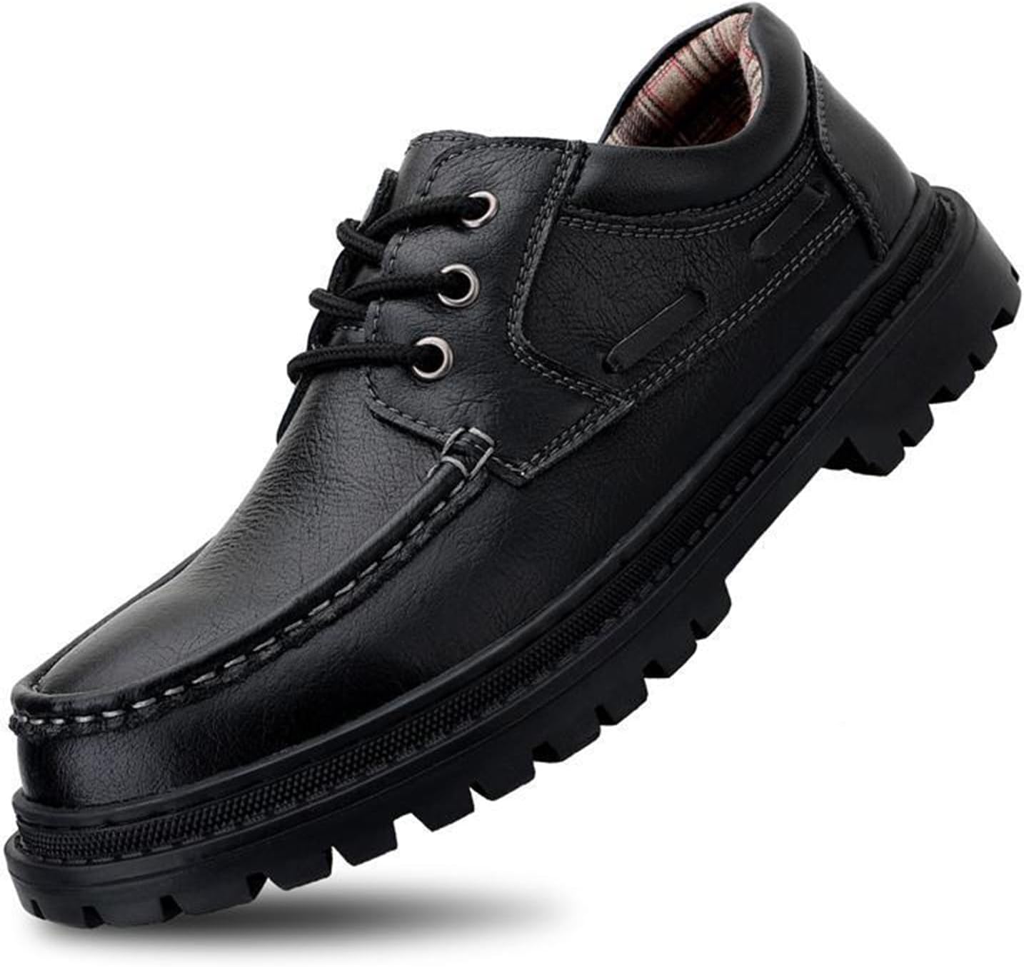 Мужские классические оксфорды с кожаной подошвой lug, повседневные туфли с круглым носком, массивным каблуком, шнуровкой, противоскользящие и деловые туфли на все сезоны для ежедневного ношения и вождения Uzujbaa, черный
Мужские классические оксфорды с кожаной подошвой lug, повседневные туфли с круглым носком, массивным каблуком, шнуровкой, противоскользящие и деловые туфли на все сезоны для ежедневного ношения и вождения Uzujbaa, черный