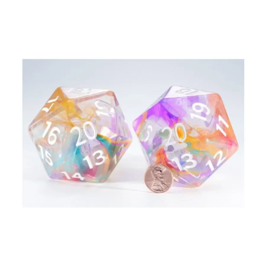 Кубик Epic 58 мм — Essence of Rainbow, Miscellaneous Dice & Accessories (Gate Keeper Games)
Кубик Epic 58 мм — Essence of Rainbow, Miscellaneous Dice & Accessories (Gate Keeper Games)