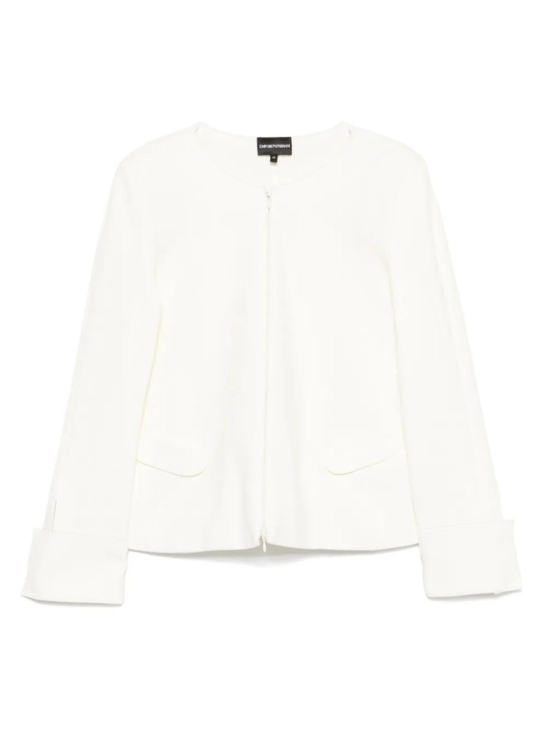 Куртка из османского джерси Emporio Armani, белый
Куртка из османского джерси Emporio Armani, белый