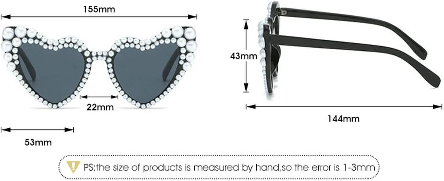 Солнцезащитные очки COTIA Love Pearl для женщин, роскошные винтажные солнцезащитные очки в форме сердца, для вечеринок и фестивалей, «кошачий глаз», с блестками, Pink
Солнцезащитные очки COTIA Love Pearl для женщин, роскошные винтажные солнцезащитные очки в форме сердца, для вечеринок и фестивалей, «кошачий глаз», с блестками, Pink