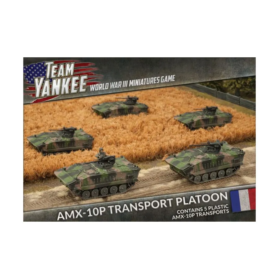 Транспортный взвод АМХ-10П, Team Yankee - World War III - French Army (1:100) (Plastic)
Транспортный взвод АМХ-10П, Team Yankee - World War III - French Army (1:100) (Plastic)