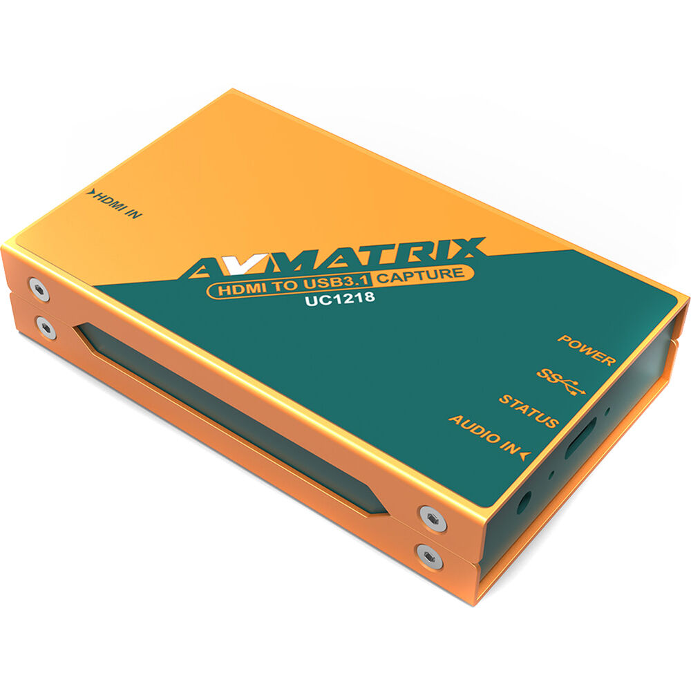 AVMATRIX UC1218 HDMI - USB 3.0 Видеозахват
AVMATRIX UC1218 HDMI - USB 3.0 Видеозахват