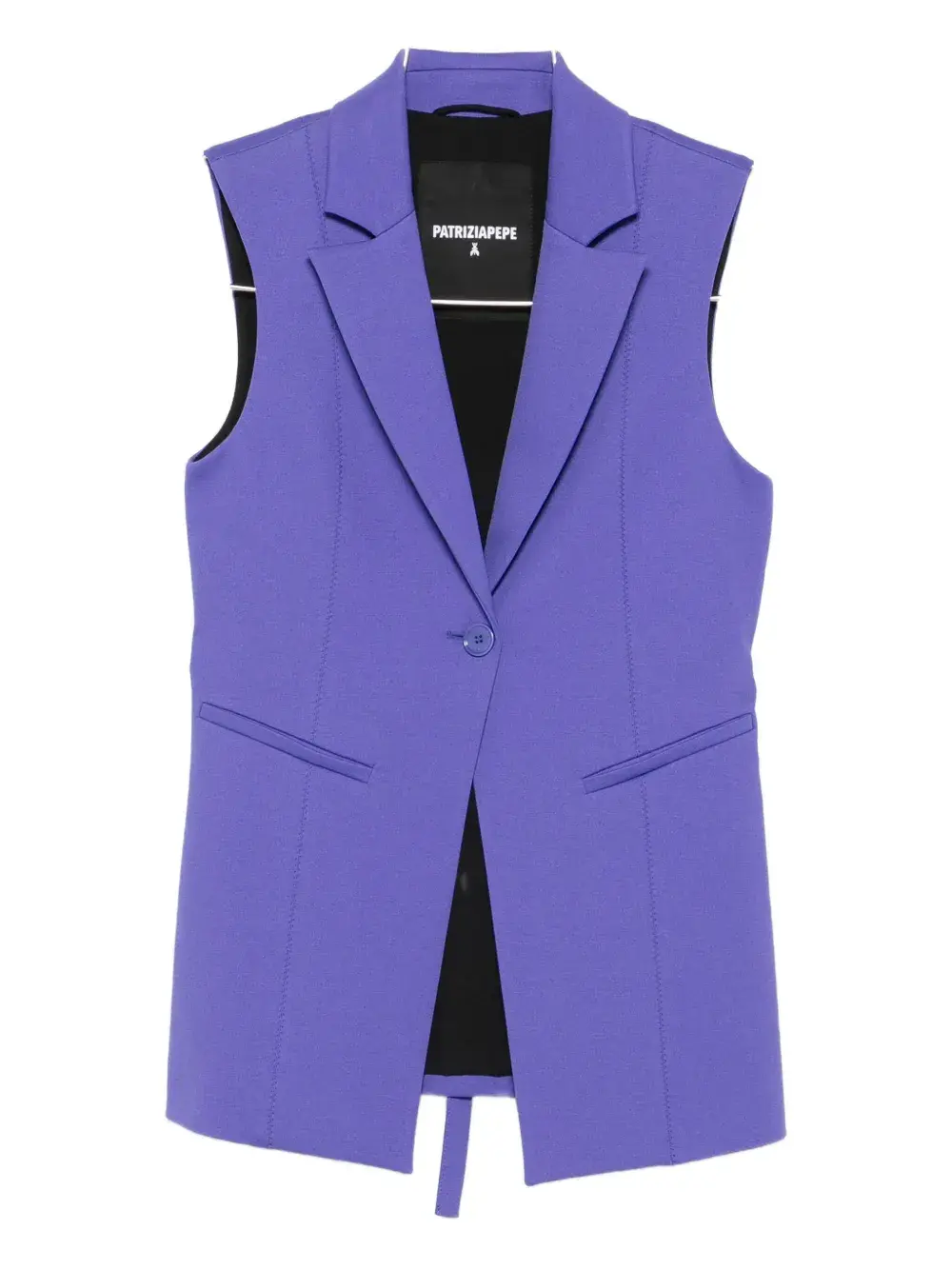 Пиджак без рукавов с одной застежкой Patrizia Pepe, фиолетовый
Пиджак без рукавов с одной застежкой Patrizia Pepe, фиолетовый