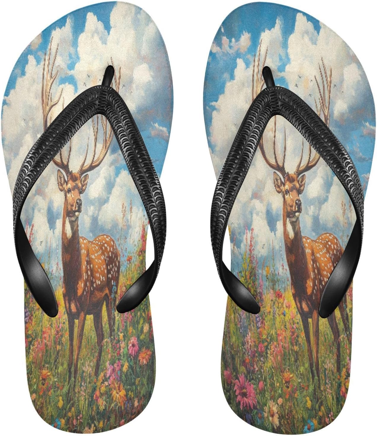 Шлепанцы для пляжа, душа, сандалии-вьетнамки с цветочным рисунком и изображением пятнистого оленя, зеленые, резиновые, нескользящие, летние, для ходьбы, для женщин и мужчин Sinestour
Шлепанцы для пляжа, душа, сандалии-вьетнамки с цветочным рисунком и изображением пятнистого оленя, зеленые, резиновые, нескользящие, летние, для ходьбы, для женщин и мужчин Sinestour