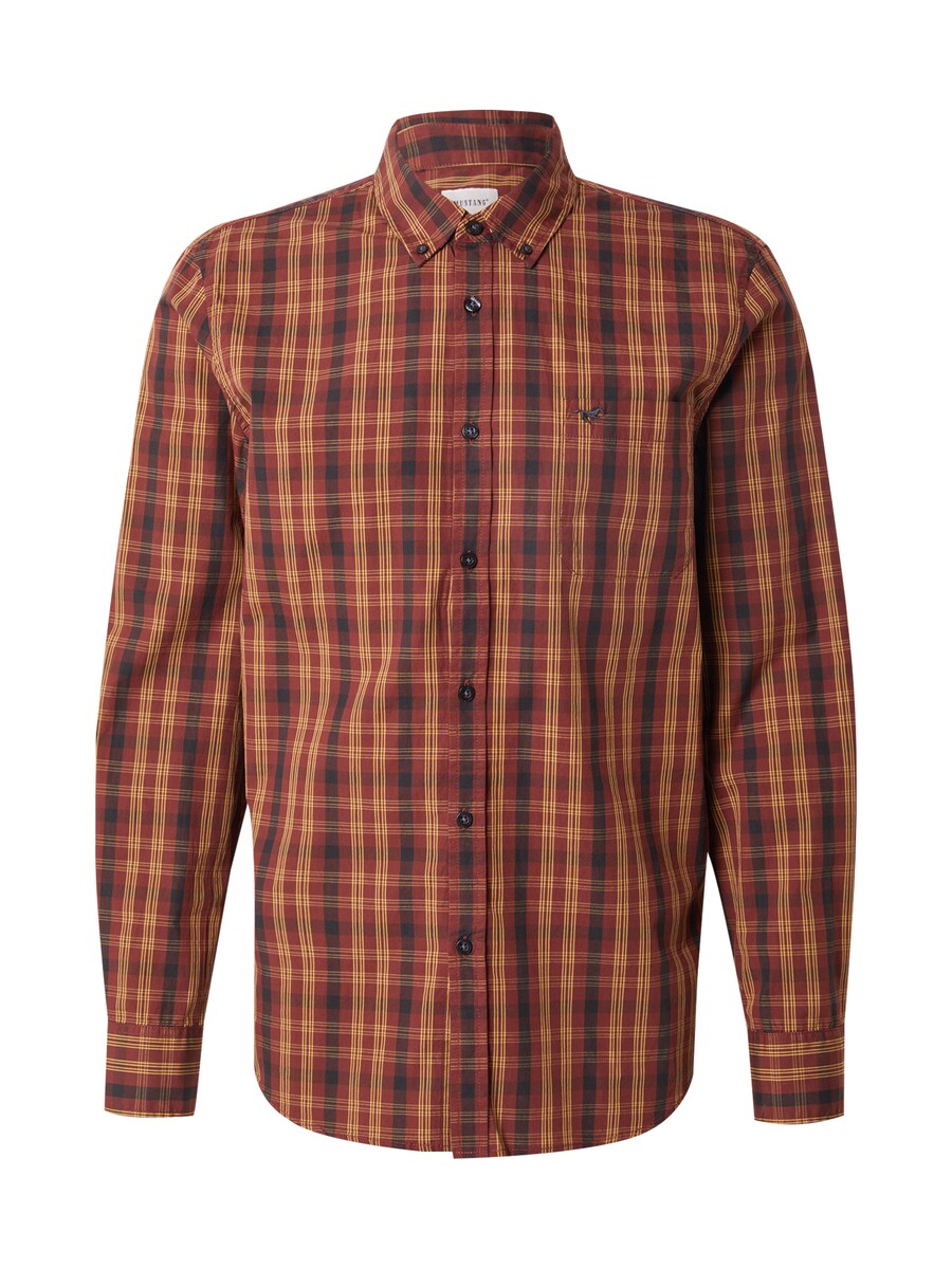 Рубашка обычного кроя на пуговицах MUSTANG, коричневый
Рубашка обычного кроя на пуговицах MUSTANG, коричневый