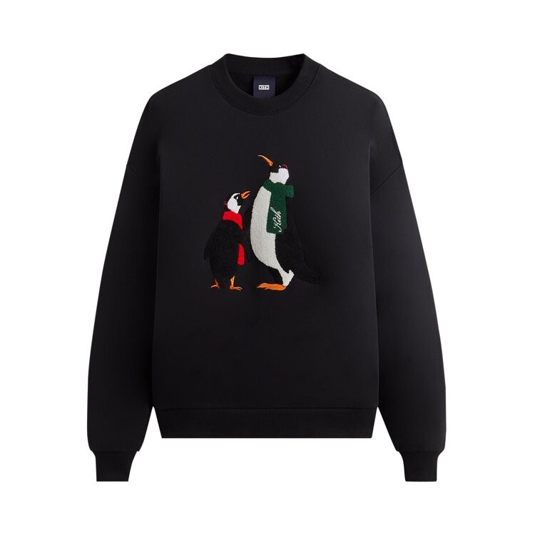 Толстовка Kith Penguin Nelson Crewneck, черный 
Толстовка Kith Penguin Nelson Crewneck, черный