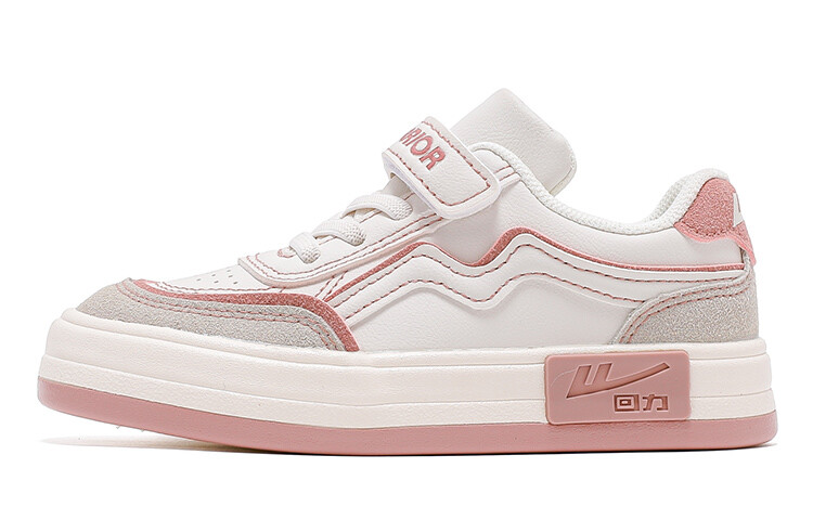 Детские кроссовки для скейтбординга Kids Low-top бежевый/розовый Warrior, розовый 
Детские кроссовки для скейтбординга Kids Low-top бежевый/розовый Warrior, розовый