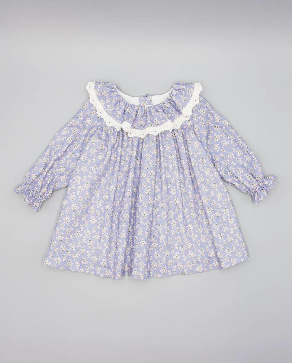 Платье для малыша с оборчатым воротником и вышитой лентой Fina Ejerique, сиреневый
Платье для малыша с оборчатым воротником и вышитой лентой Fina Ejerique, сиреневый