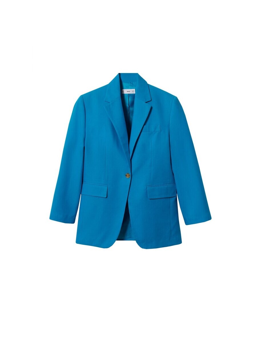 Классический блейзер MANGO Blazer Adela, синий
Классический блейзер MANGO Blazer Adela, синий