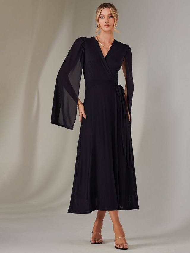 Платье-накидка amira с запахом Jolie Moi, темно-синий 
Платье-накидка amira с запахом Jolie Moi, темно-синий