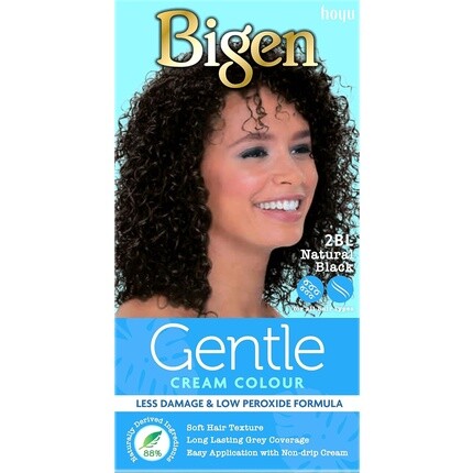 Bigen Gentle Cream Color Без аммиака Меньше повреждений 88% натуральных ингредиентов 2BL Натуральный черный
Bigen Gentle Cream Color Без аммиака Меньше повреждений 88% натуральных ингредиентов 2BL Натуральный черный