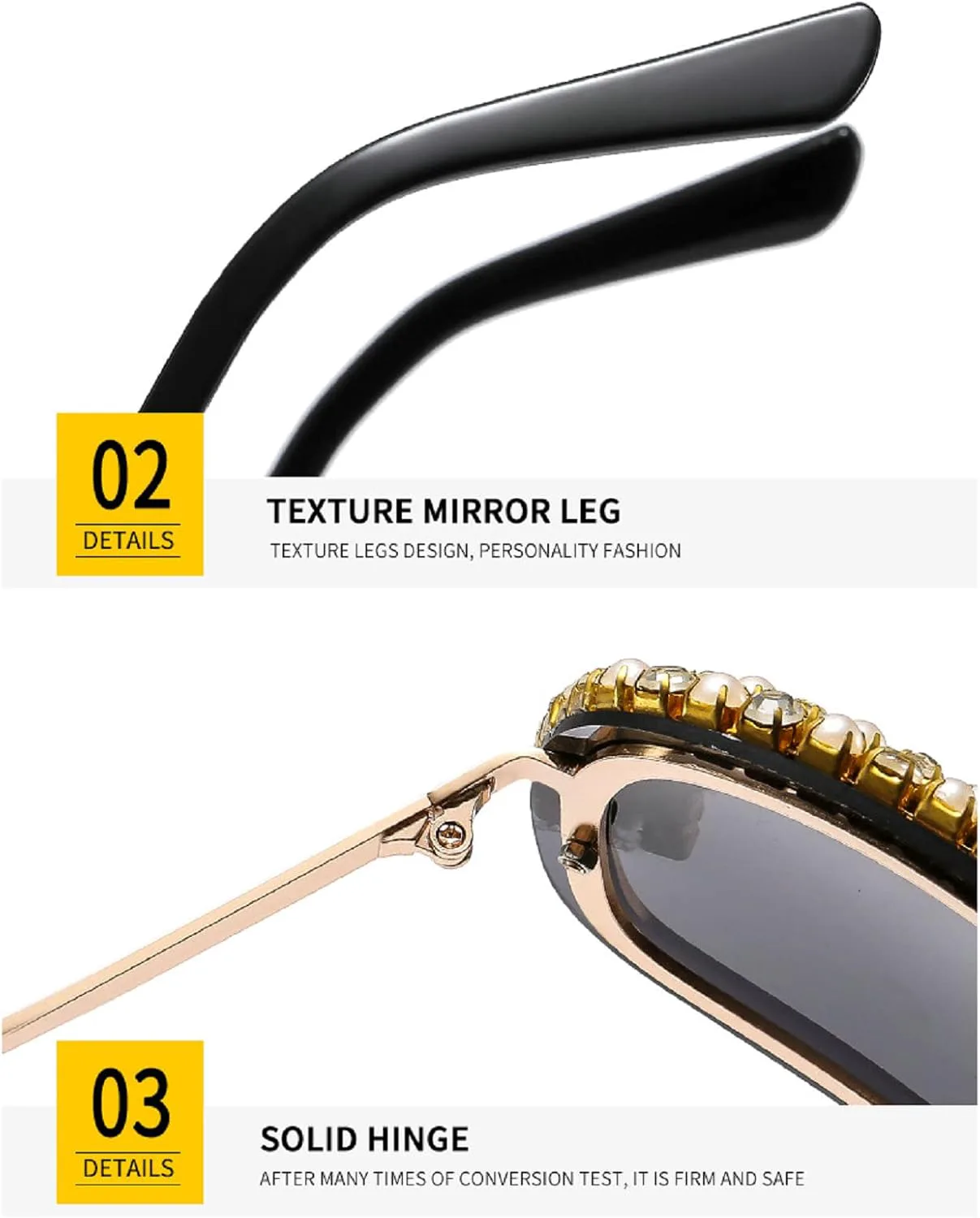 Роскошные солнцезащитные очки большого размера в стиле Y2k для женщин, без оправы, винтажные серебристые солнцезащитные очки с крупными стразами mincl, Silver
Роскошные солнцезащитные очки большого размера в стиле Y2k для женщин, без оправы, винтажные серебристые солнцезащитные очки с крупными стразами mincl, Silver