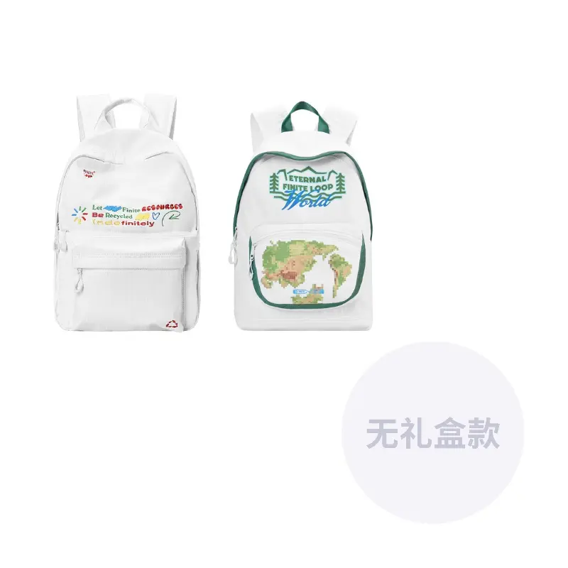 FINITE LOOP FINITE LOOP Рюкзак из переработанного полиэстера Унисекс Белый
FINITE LOOP FINITE LOOP Рюкзак из переработанного полиэстера Унисекс Белый