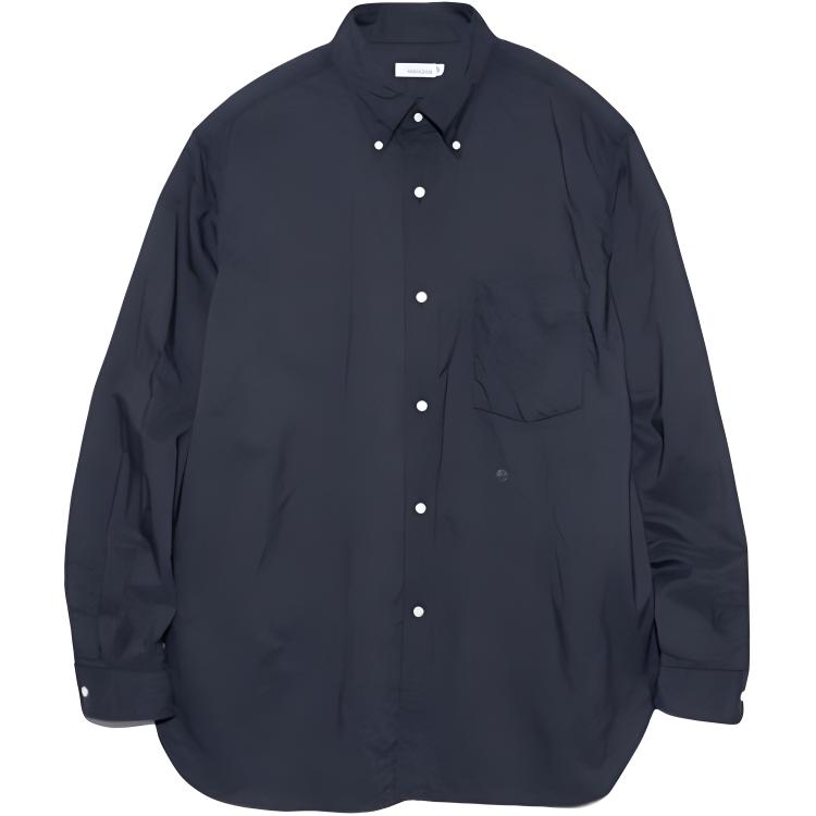 Рубашка с вышитым логотипом Nanamica, синий
Рубашка с вышитым логотипом Nanamica, синий