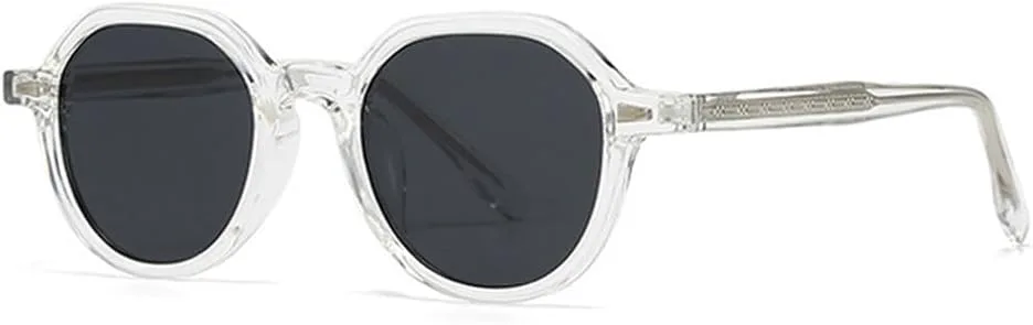 Мужские солнцезащитные очки в стиле ретро, круглые, роскошные, в стиле панк, с заклепками, женские, сине-серые, солнцезащитные очки UV400 HVTVTLA, Transparent Grey
Мужские солнцезащитные очки в стиле ретро, круглые, роскошные, в стиле панк, с заклепками, женские, сине-серые, солнцезащитные очки UV400 HVTVTLA, Transparent Grey