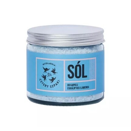 Mydlarnia Cztery Szpaki Соль для ванн с эвкалиптом и лавандой 320г
Mydlarnia Cztery Szpaki Соль для ванн с эвкалиптом и лавандой 320г