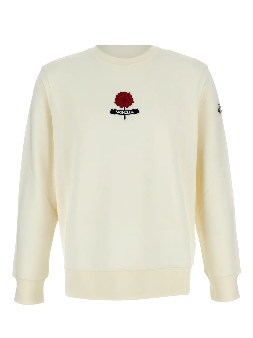 Толстовка с круглым вырезом, украшенная цветами MONCLER, нейтральный
Толстовка с круглым вырезом, украшенная цветами MONCLER, нейтральный