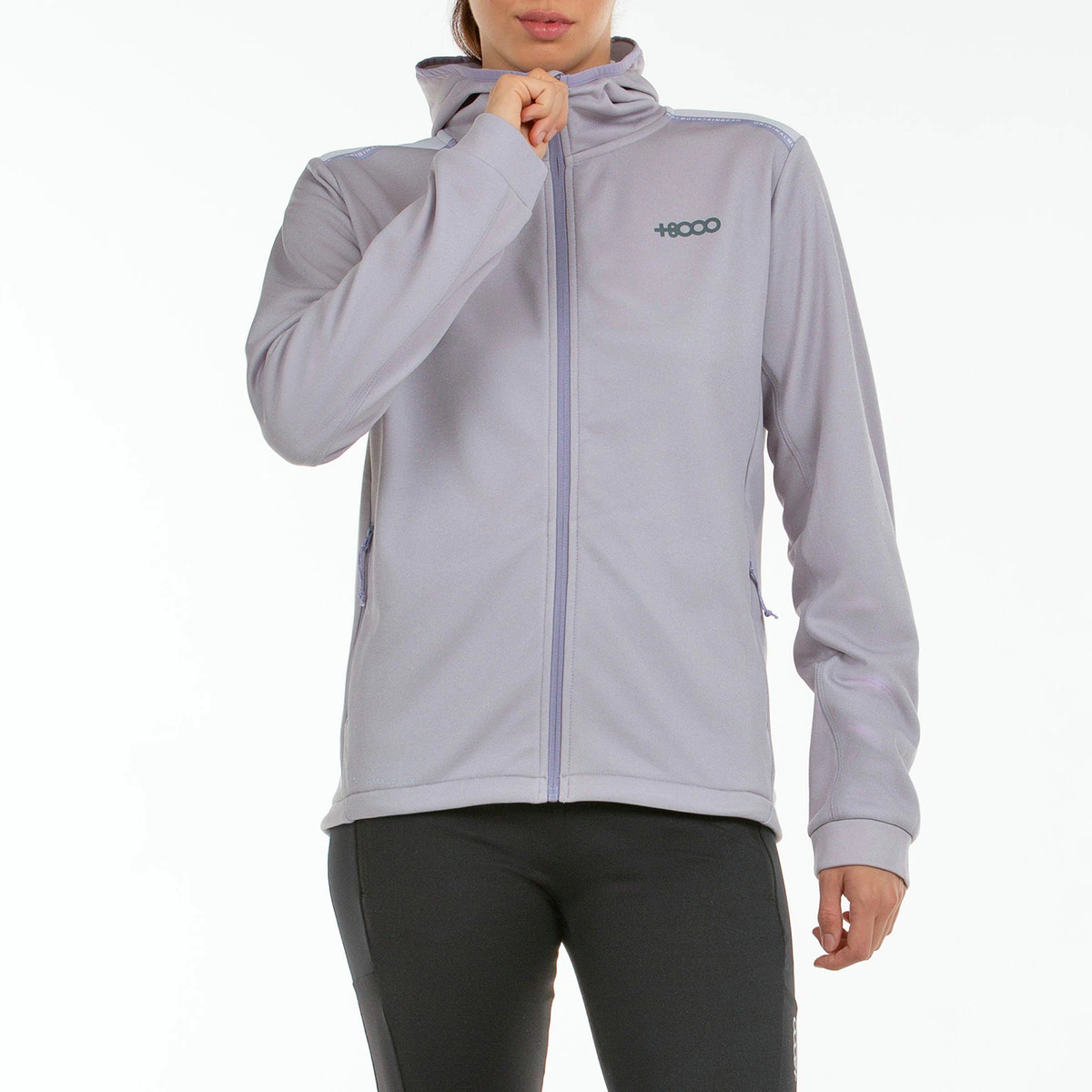 Женская толстовка Cocham +8000, цвет Gris perla 
Женская толстовка Cocham +8000, цвет Gris perla