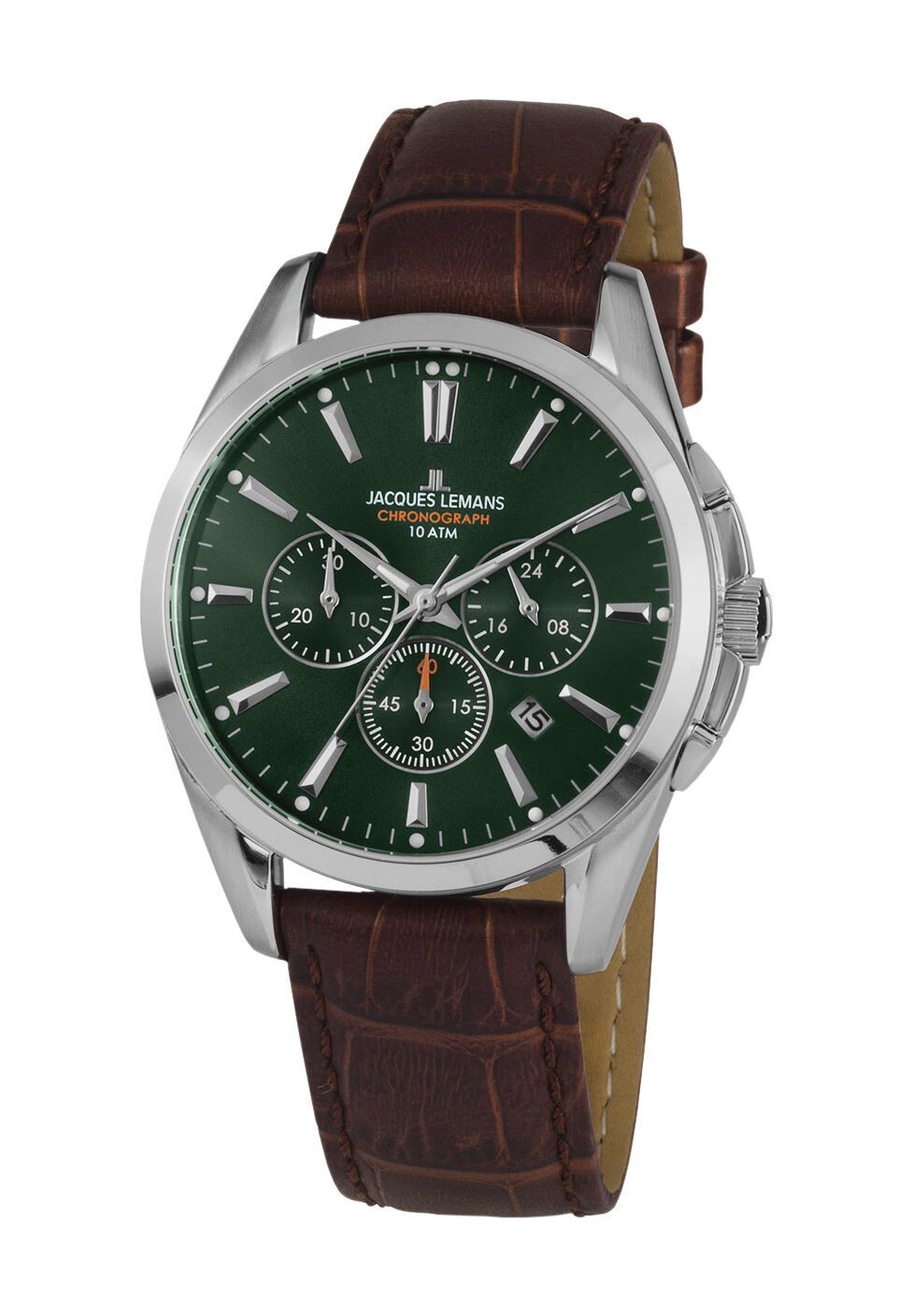 Мужской хронограф 1-1945С JACQUES LEMANS, коричневый
Мужской хронограф 1-1945С JACQUES LEMANS, коричневый