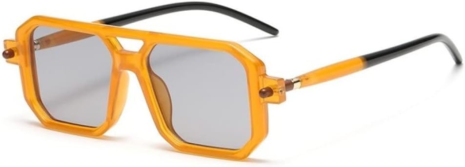 Модные солнцезащитные очки для мужчин и женщин, трендовые, роскошные, в стиле панк, винтажные, с прозрачными линзами, защита от УФ-излучения UV400 (C21, один размер) generic, C21
Модные солнцезащитные очки для мужчин и женщин, трендовые, роскошные, в стиле панк, винтажные, с прозрачными линзами, защита от УФ-излучения UV400 (C21, один размер) generic, C21