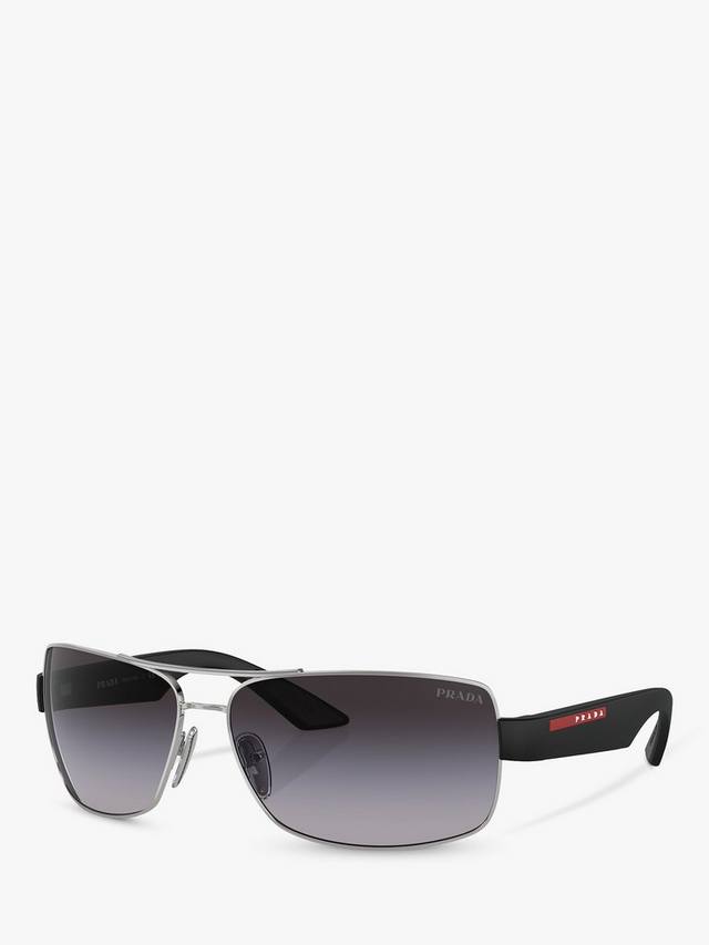 Мужские прямоугольные солнцезащитные очки ps 50zs Prada, цвет Silver/Grey Gradient
Мужские прямоугольные солнцезащитные очки ps 50zs Prada, цвет Silver/Grey Gradient