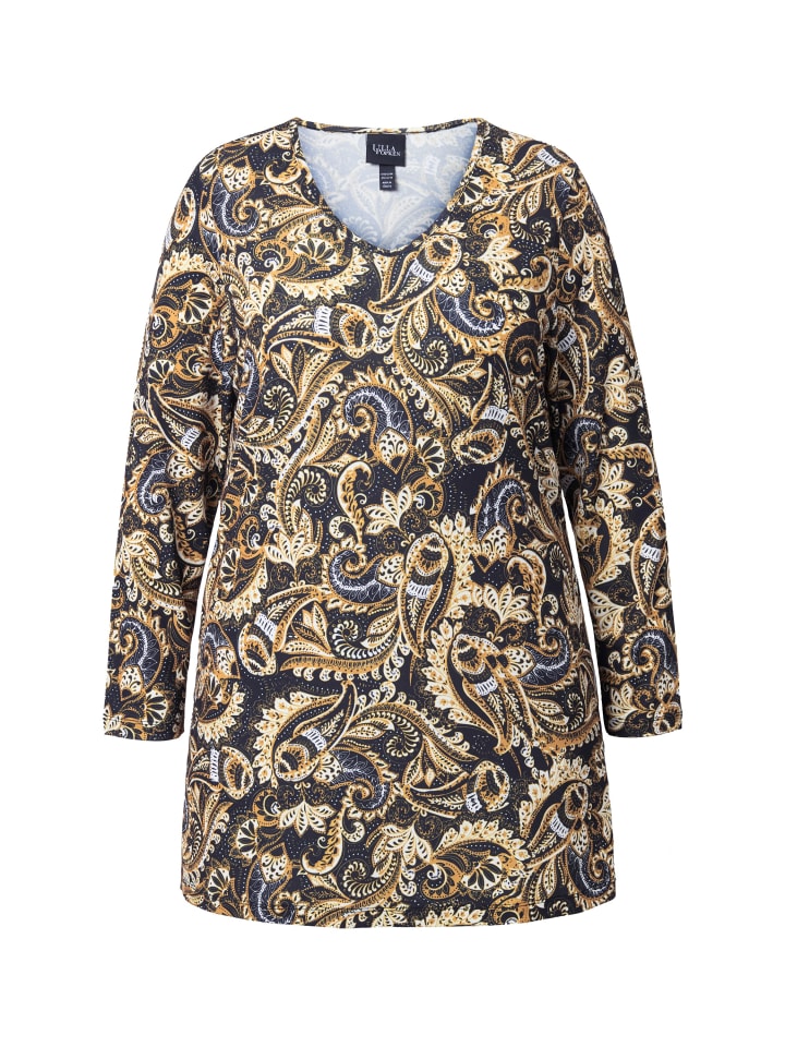 Длинная рубашка черного цвета Ulla Popken
Длинная рубашка черного цвета Ulla Popken