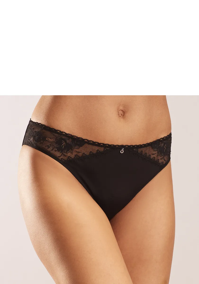 Трусики LASCANA с красивыми кружевными вставками, черный
Трусики LASCANA с красивыми кружевными вставками, черный