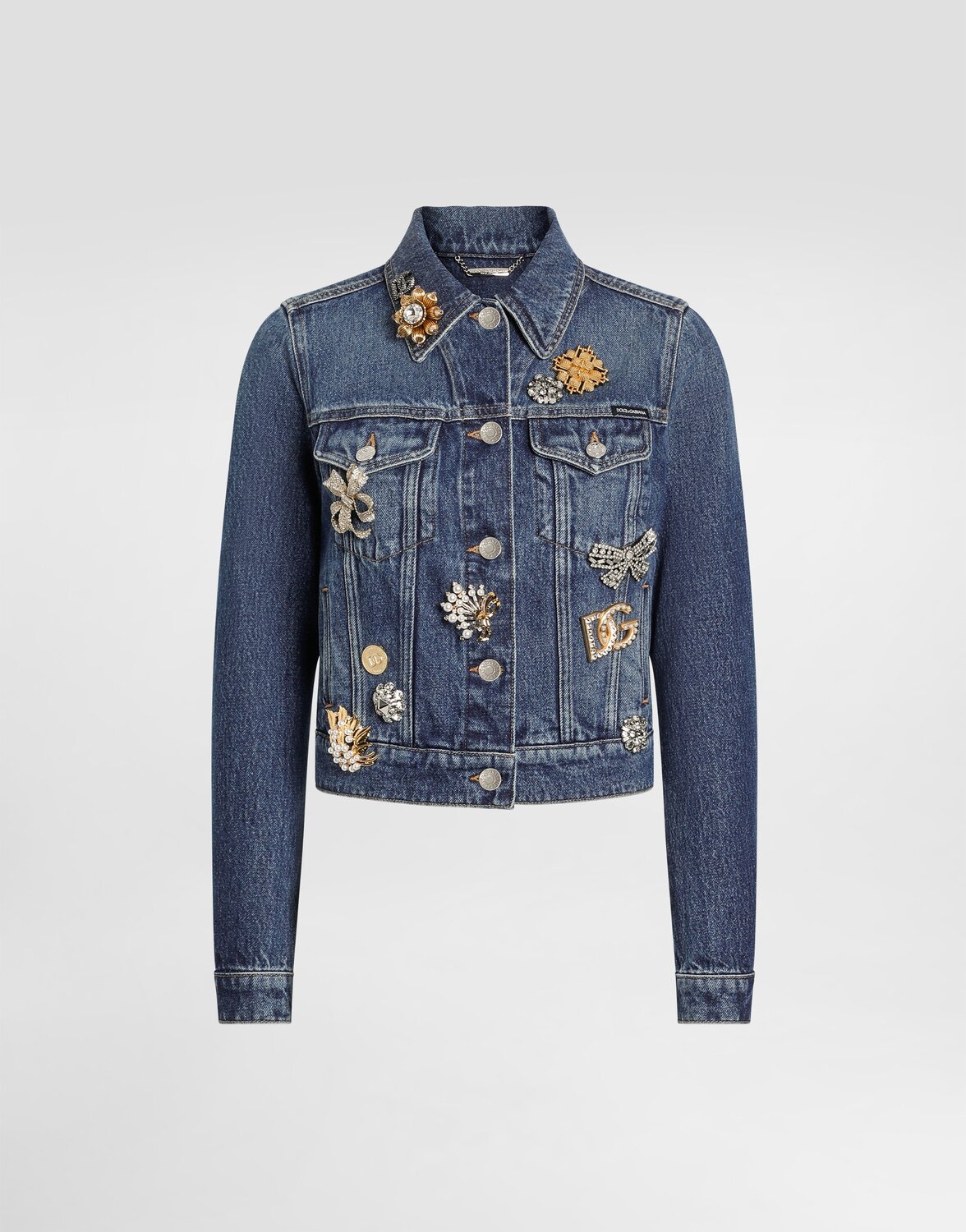 Джинсовая куртка Dolce & Gabbana, мультиколор
Джинсовая куртка Dolce & Gabbana, мультиколор