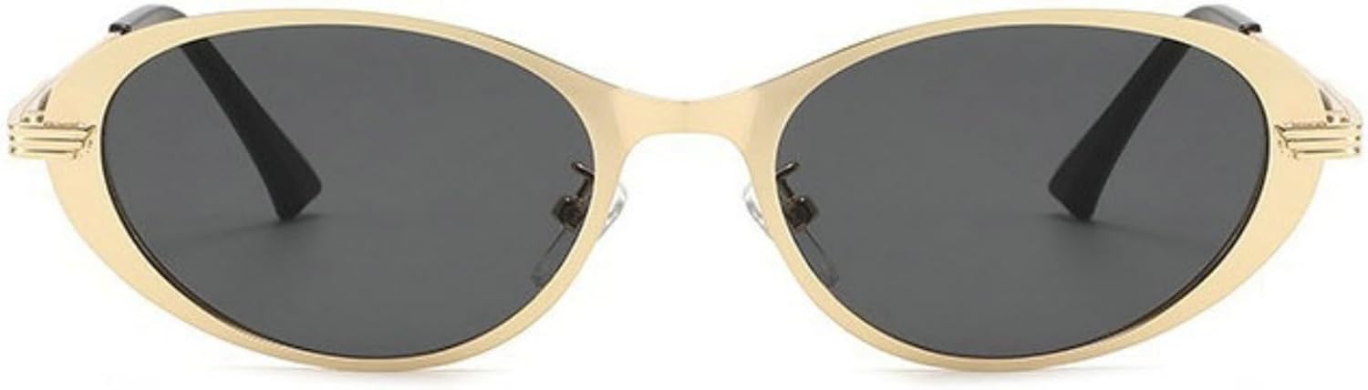 Willochra Стильные металлические маленькие круглые солнцезащитные очки для мужчин и женщин, ретро овальные солнцезащитные очки, винтажные женские очки с защитой от УФ-излучения UV400, C1
Willochra Стильные металлические маленькие круглые солнцезащитные очки для мужчин и женщин, ретро овальные солнцезащитные очки, винтажные женские очки с защитой от УФ-излучения UV400, C1