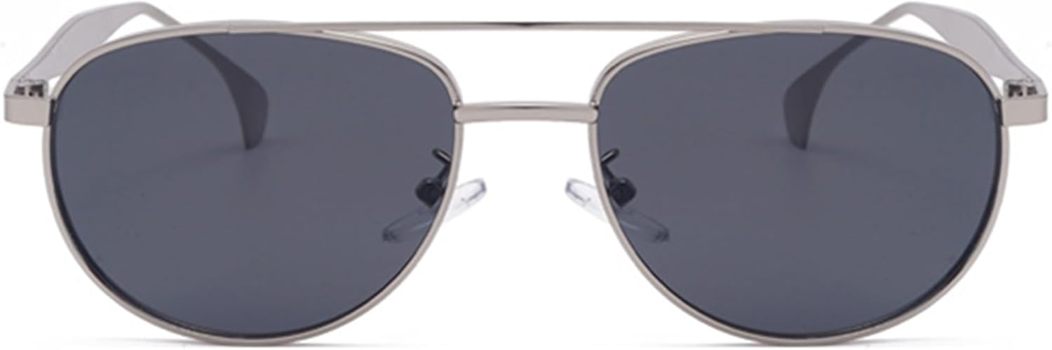 bullabulling Винтажные солнцезащитные очки-пилот с двойной оправой 70-х годов для женщин и мужчин. Классические очки для активного отдыха в овальной оправе, дорожные очки, Silvery Gray
bullabulling Винтажные солнцезащитные очки-пилот с двойной оправой 70-х годов для женщин и мужчин. Классические очки для активного отдыха в овальной оправе, дорожные очки, Silvery Gray