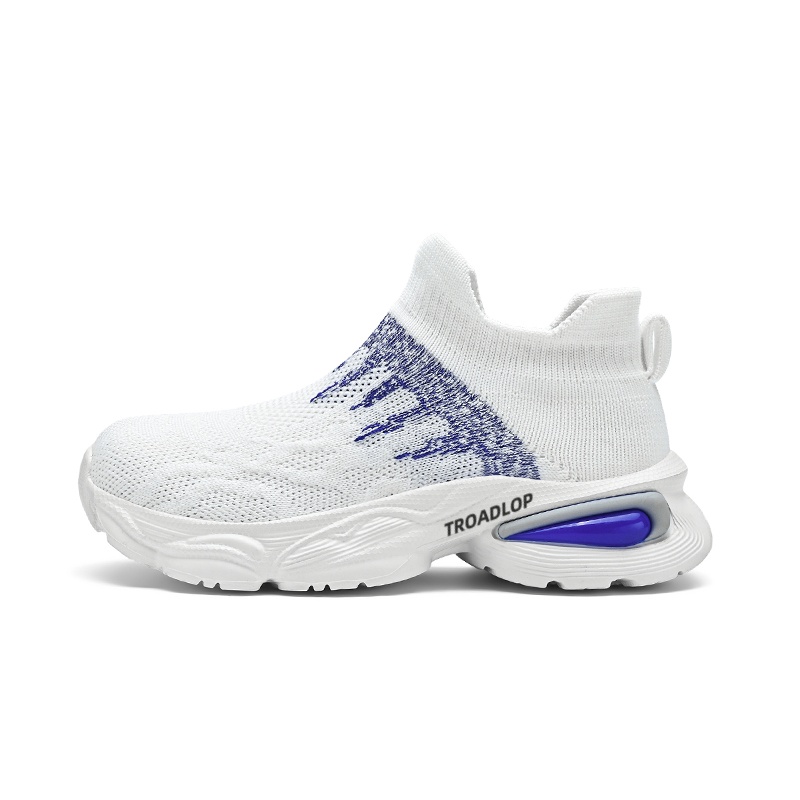Нескользящие, легкие, амортизирующие, низкие повседневные кроссовки для детей TROADLOP, белый 
Нескользящие, легкие, амортизирующие, низкие повседневные кроссовки для детей TROADLOP, белый