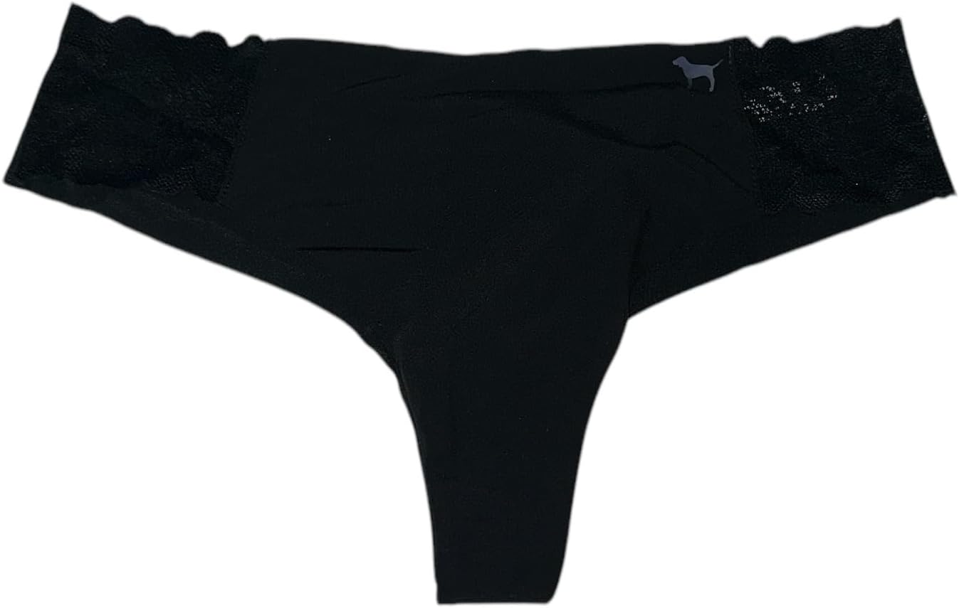 Трусики-стринги Victoria's Secret Pink с сеткой/кружевом, цвет черный, новые, Black Floral
Трусики-стринги Victoria's Secret Pink с сеткой/кружевом, цвет черный, новые, Black Floral