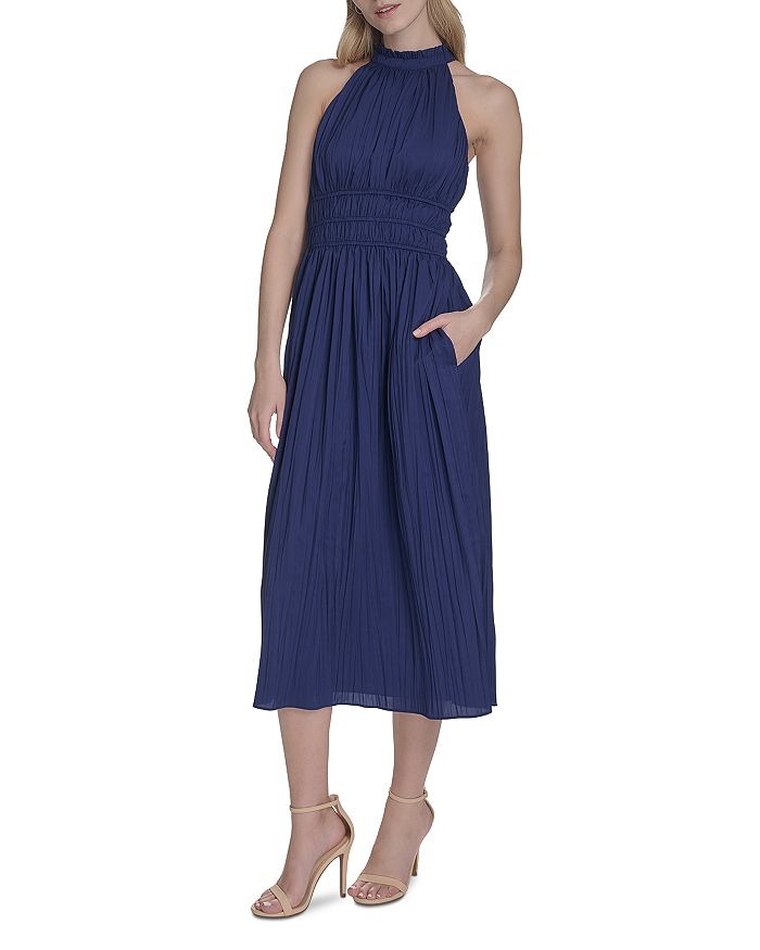 Платье с запахом и завязками на шее Eliza J, синий
Платье с запахом и завязками на шее Eliza J, синий