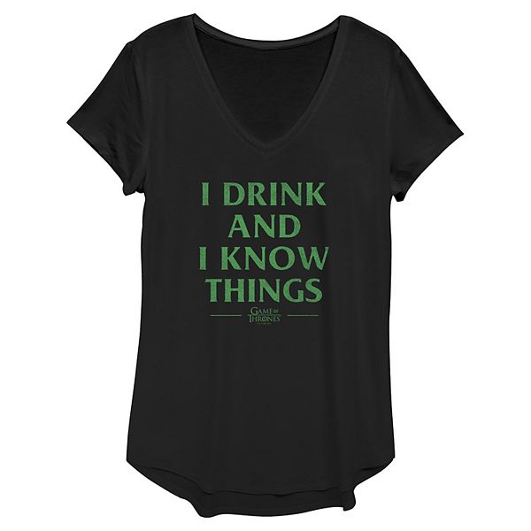 Футболка женская Game of Thrones I Drink and I Know Things Licensed Character
Футболка женская Game of Thrones I Drink and I Know Things Licensed Character
