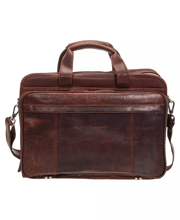 Мужской кожаный портфель Buffalo с двумя отделениями и верхней молнией для ноутбука и планшета 15.6" Mancini, коричневый
Мужской кожаный портфель Buffalo с двумя отделениями и верхней молнией для ноутбука и планшета 15.6" Mancini, коричневый