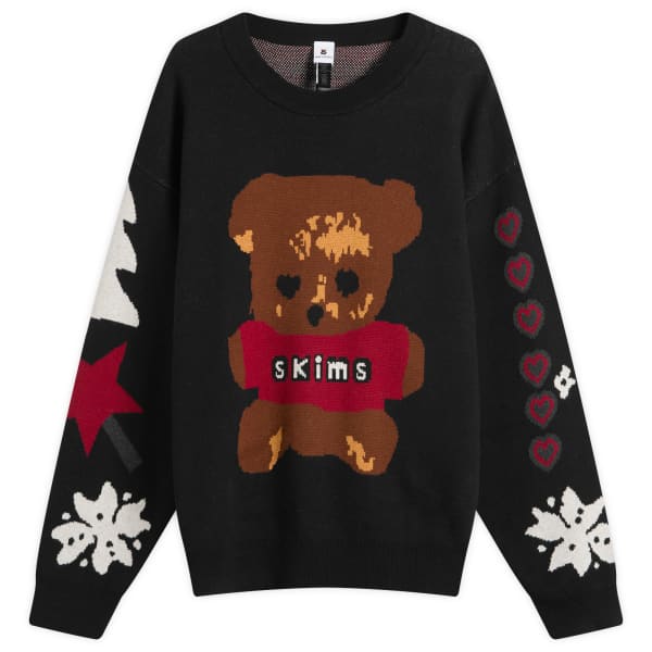 Skims X cactus plant flea market crewneck пуловер, Onyx Teddy Bear Snow Print
Skims X cactus plant flea market crewneck пуловер, Onyx Teddy Bear Snow Print