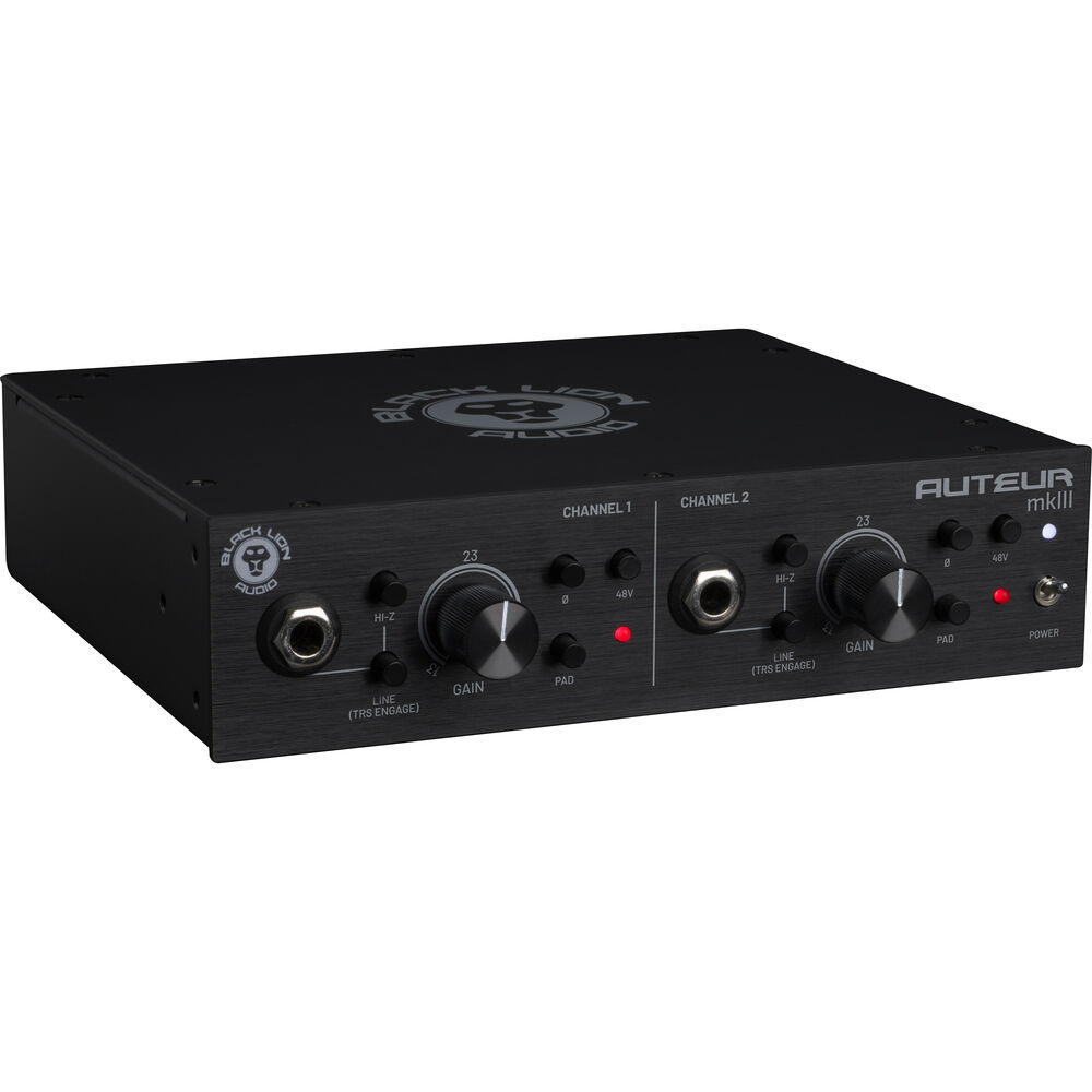 Микрофонный предусилитель Black Lion Audio Auteur mkIII 2-Channel Mic Preamp AUTEUR MKIII
Микрофонный предусилитель Black Lion Audio Auteur mkIII 2-Channel Mic Preamp AUTEUR MKIII