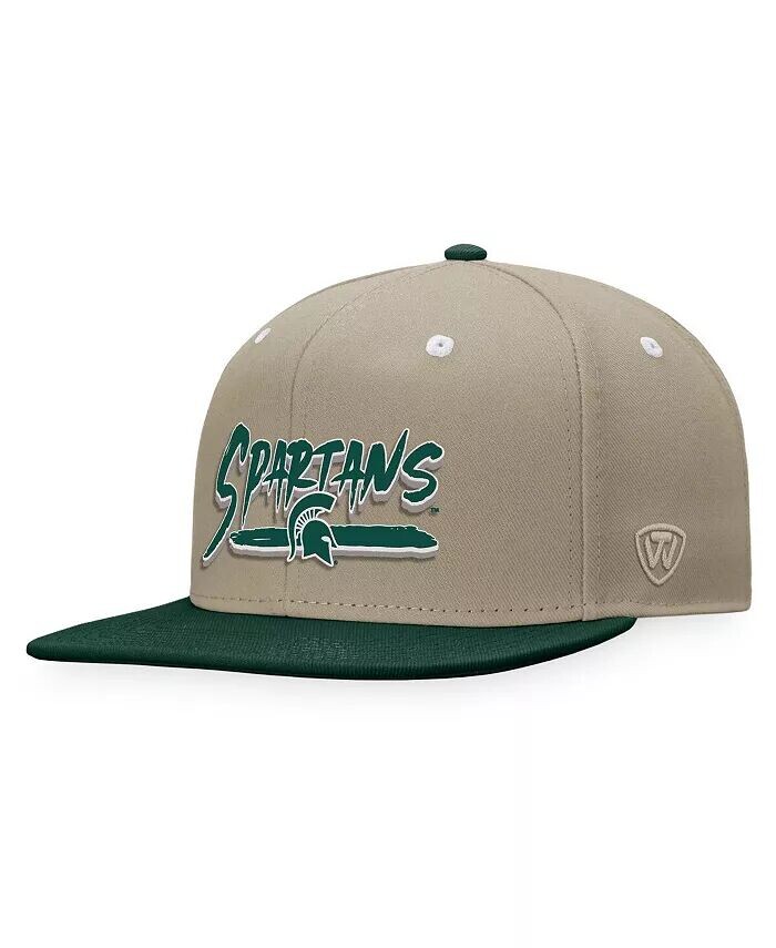 Мужская бейсболка Michigan State Spartans Land Snapback цвета хаки/зеленого цвета Top of the World
Мужская бейсболка Michigan State Spartans Land Snapback цвета хаки/зеленого цвета Top of the World