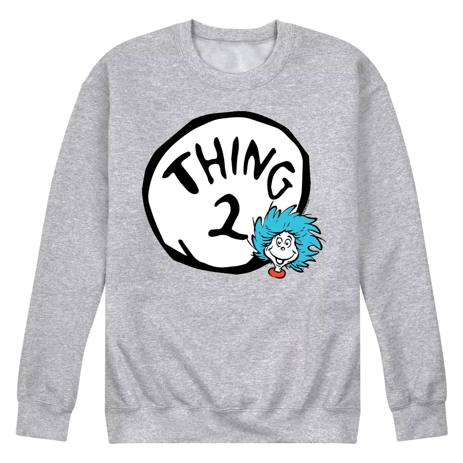 Мужской свитшот с рисунком Dr Seuss Thing Two Licensed Character
Мужской свитшот с рисунком Dr Seuss Thing Two Licensed Character